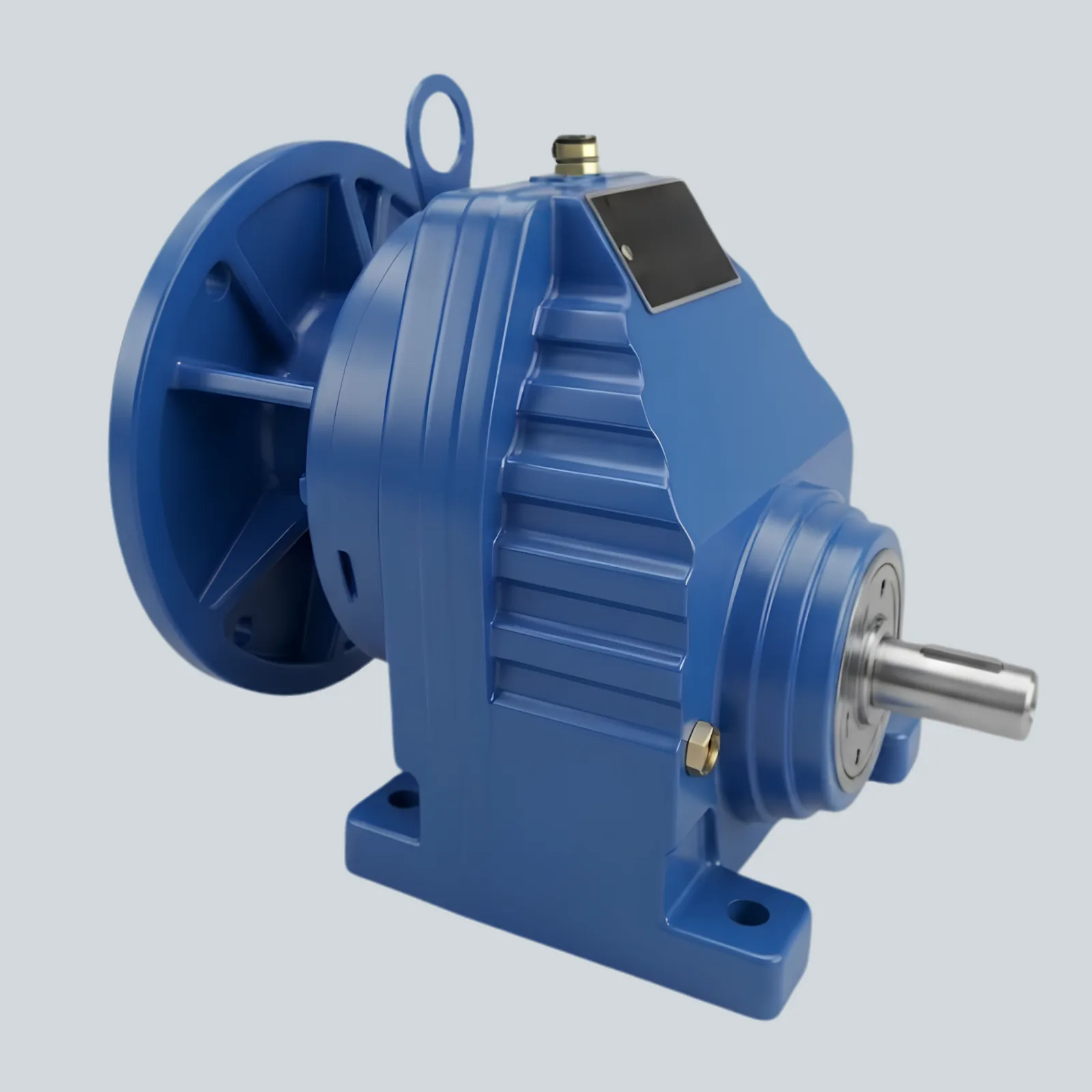 Detalhe construtivo do redutor coaxial Tecnored TRX
