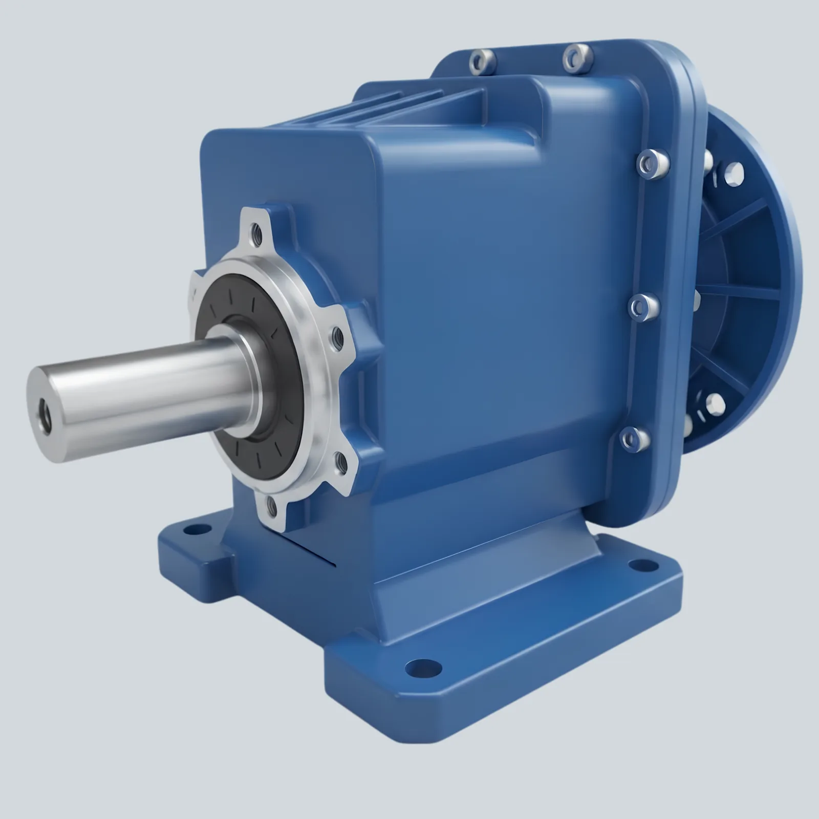 Detalhe construtivo do redutor coaxial Tecnored TRC