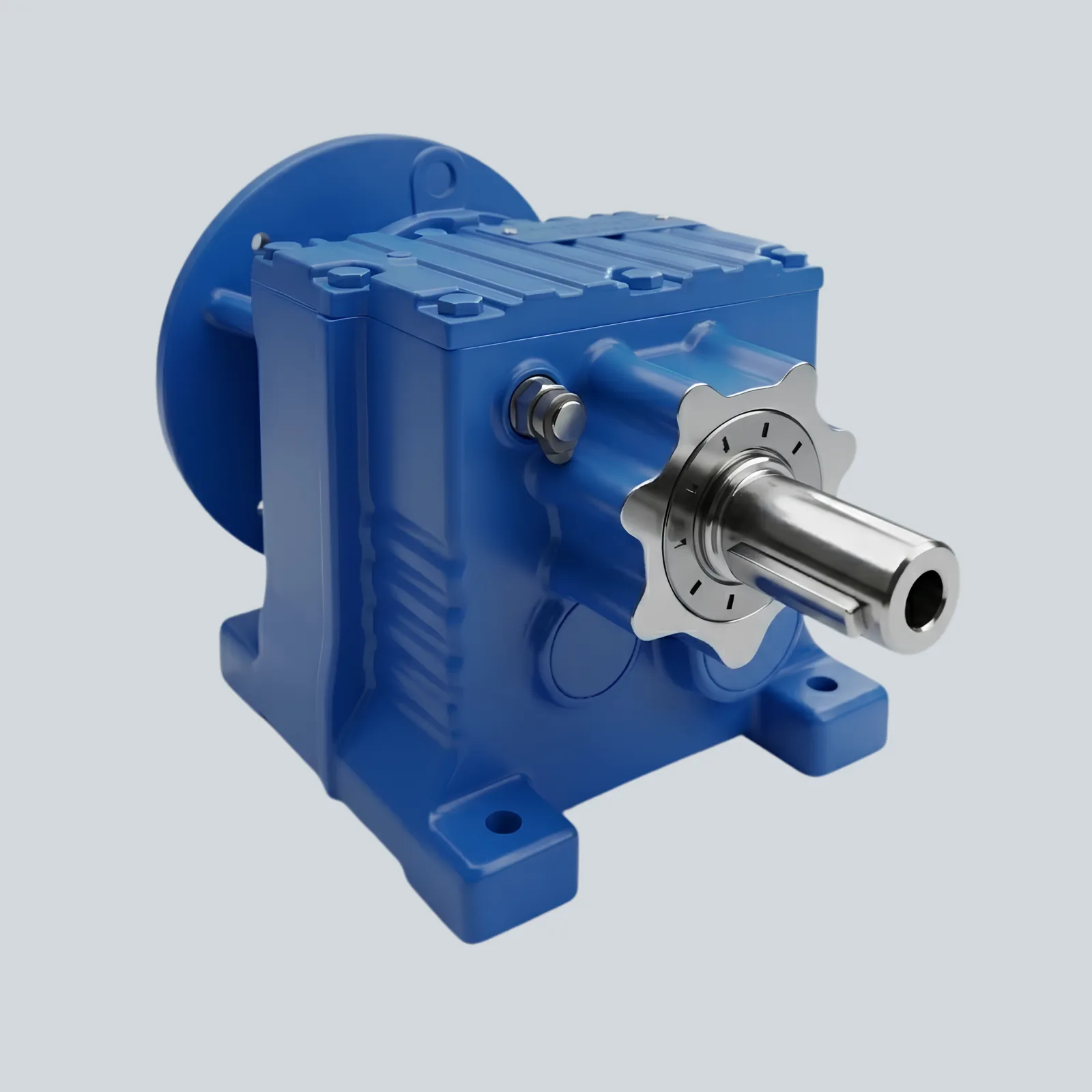 Detalhe construtivo do redutor coaxial Tecnored TR